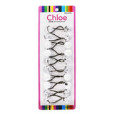 CHLOE 10pcs Twin Beads Ponytailers 20mm