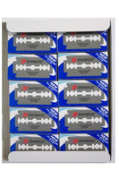 DORCO Platinum Stainless Steel Blades Blue ST300 [10X10/Box]