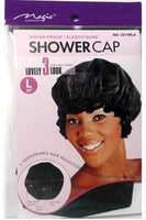 Black COLLECTION Shower Cap