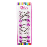 CHLOE 8pcs Twin Beads Ponytailers 20mm