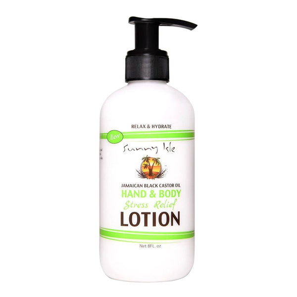 SUNNY ISLE Jamaican Black Castor Oil Hand & Body Stress Relief Lotion (8oz)