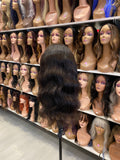 22” Dark Brown Lace Front Human Hair Wig