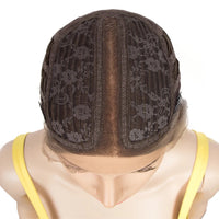 Sara: 38”Red Straight Lace Frontal Wig