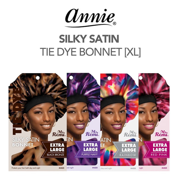 Silky Satin Tie Dye Bonnet