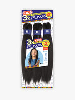 3x Kids Ruwa Pre-Stretched Braid 12