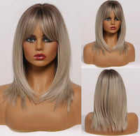 LILLY: Full Head Heat Resistant Wig with Bangs