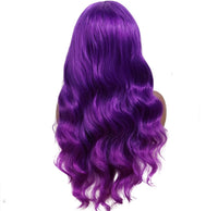 EMERY: 30” Purple Lace Front Wig