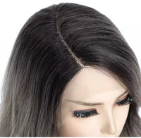 22” Lace Grey Front Heat Resistant Wig