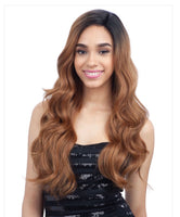 SAMANTHA: 30” Brown Wave Lace Front Wig