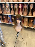 Full Head Wig Heat Resistant with Bangs