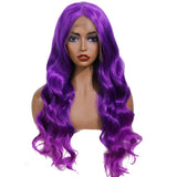 EMERY: 30” Purple Lace Front Wig