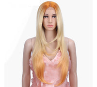 Mya: 38" Long Straight Wavy Lace Front Wig