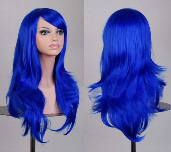 Eden: 24" Wavy Full Head Wig with Bangs #6