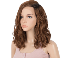 14" Short Wavy Lace Front Wig