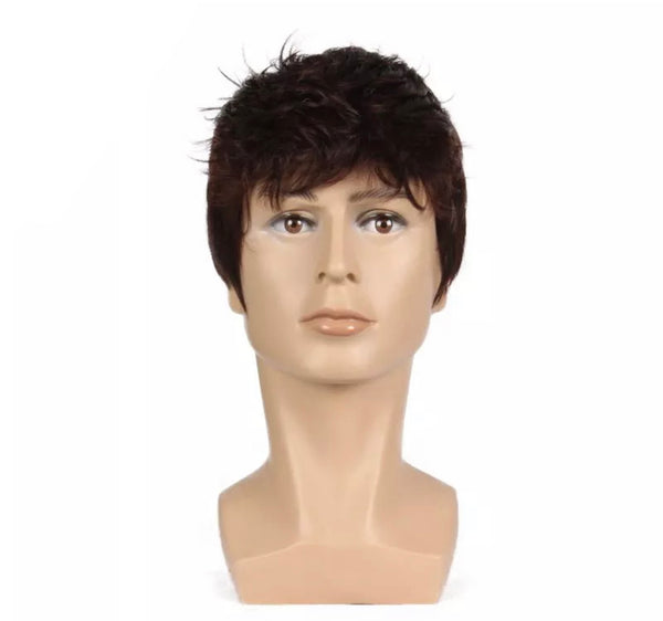 Man Short Full Head Wig