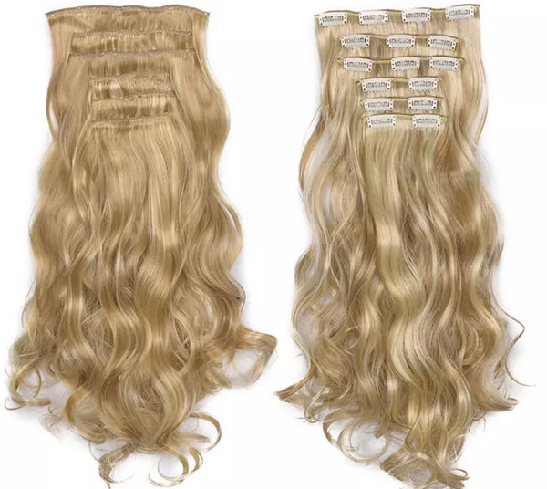 24 Inches Wavy Clip-in Extensions