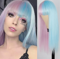 Freya: 24" Long Full Head Wig with Bangs