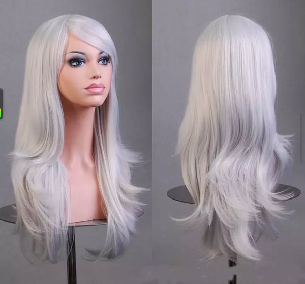 Eden: 24" Long Wavy Full Head Wig with Bangs #1