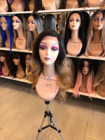 Lucia: 24" Long Wavy Lace Front Wig