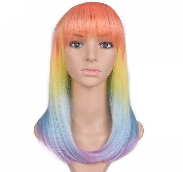 Joanna: 16 Inches Full Head Wig with Bangs