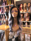 Taylor: 22" Long Wavy Lace Front Wig