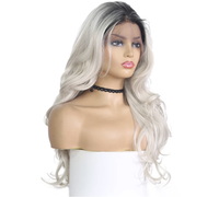 22"Long Free Part Lace Front Wig