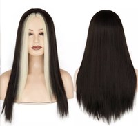 Iris: 22" Long Straight Mid Part Wig #2