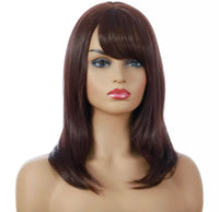 Arya: 20" Wavy Full Head Wig with Bangs #1