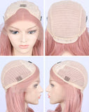 Scarlett 30”Pink Wavy Lace Front Wig #4