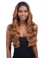 SAMANTHA: 30” Brown Wave Lace Front Wig