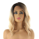 Mia -14” Blonde Lace Front Wig #1