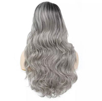 22” Lace Grey Front Heat Resistant Wig