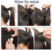 Wrap on Clip Pony Tail Extension