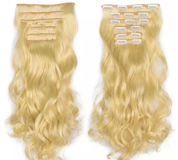 24 Inches Wavy Clip-in Extensions