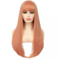 JULIA-28" Long Wig With Bangs #9