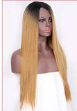 Peyton: 30” Brown Straight Lace Front Wig #7