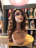 SAMANTHA: 30” Brown Wave Lace Front Wig