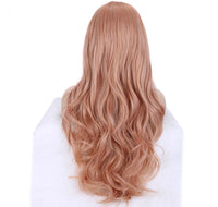 Scarlett 30”Pink Wavy Lace Front Wig #4