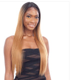 Peyton: 30” Brown Straight Lace Front Wig #7