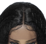 Grace 18" Kinky  Middle Part Lace Front Wig # 1