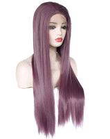 JADE: 30” Purple Straight Lace Front Wig