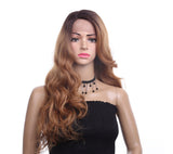 SAMANTHA: 30” Brown Wave Lace Front Wig