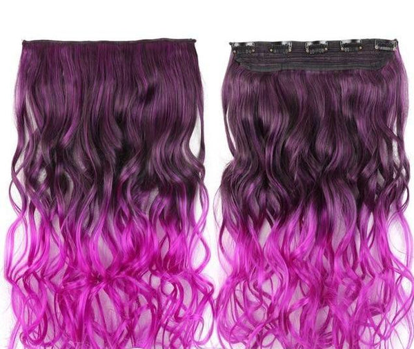 24" Clips in Extensions Heat Resistant