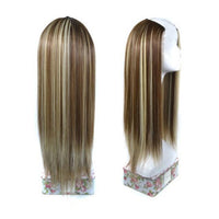 24” Straight Half Wig