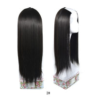 24” Straight Half Wig