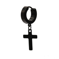 Fashion  Stainless Steel Cross Earrings