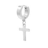 Fashion  Stainless Steel Cross Earrings