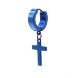 Fashion  Stainless Steel Cross Earrings